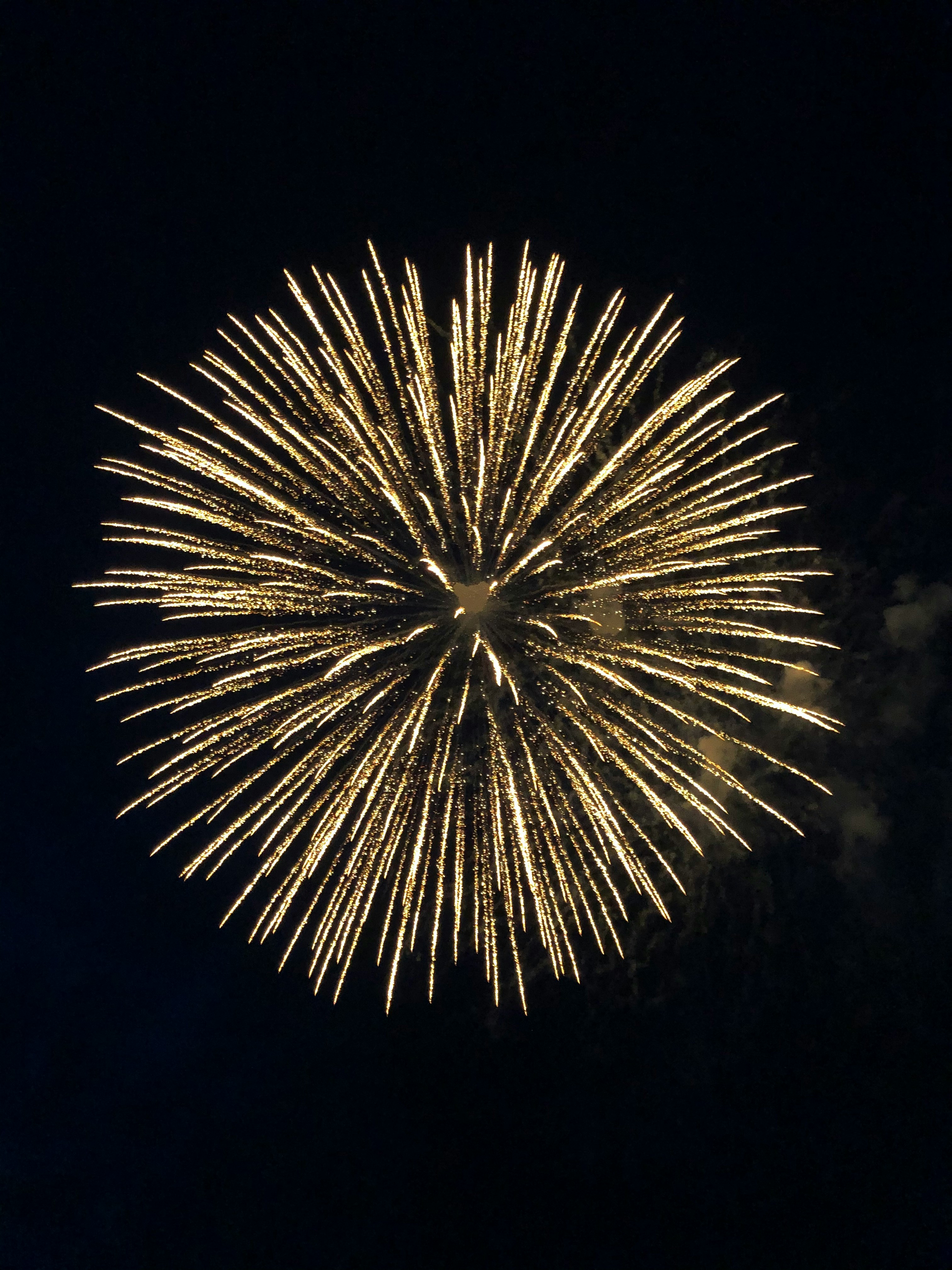 Bursting crackers on Diwali